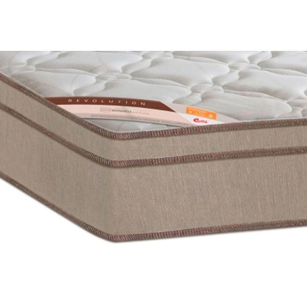 Cama Box Colchão Solteiro Revolution 88 Molas Ensacadas Suede Preto a Costa Rica