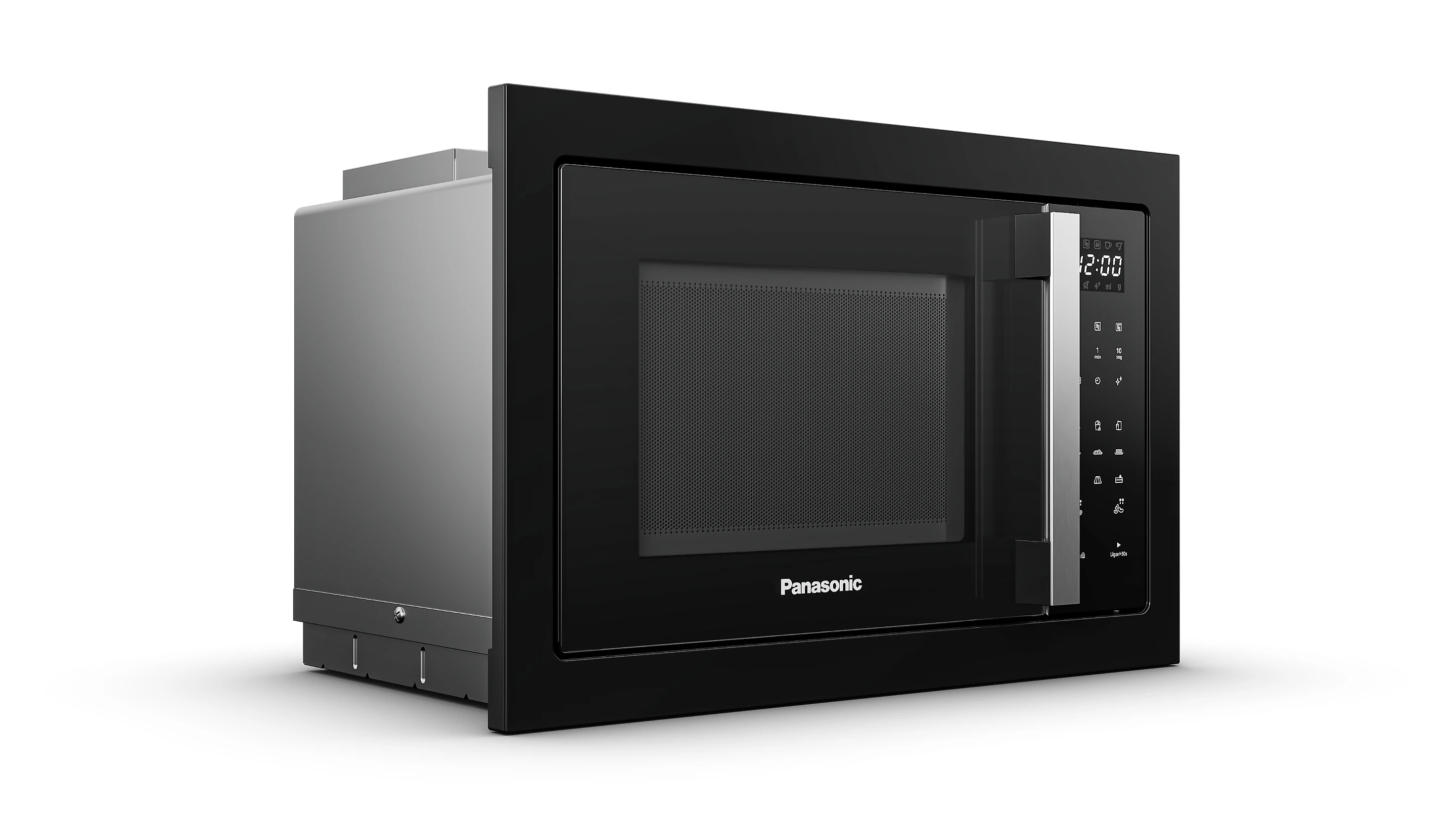 Microondas de Embutir Panasonic Painel Easy Touch 30L Black - NN-GB68QBRUK NN-GB68QBRUK
