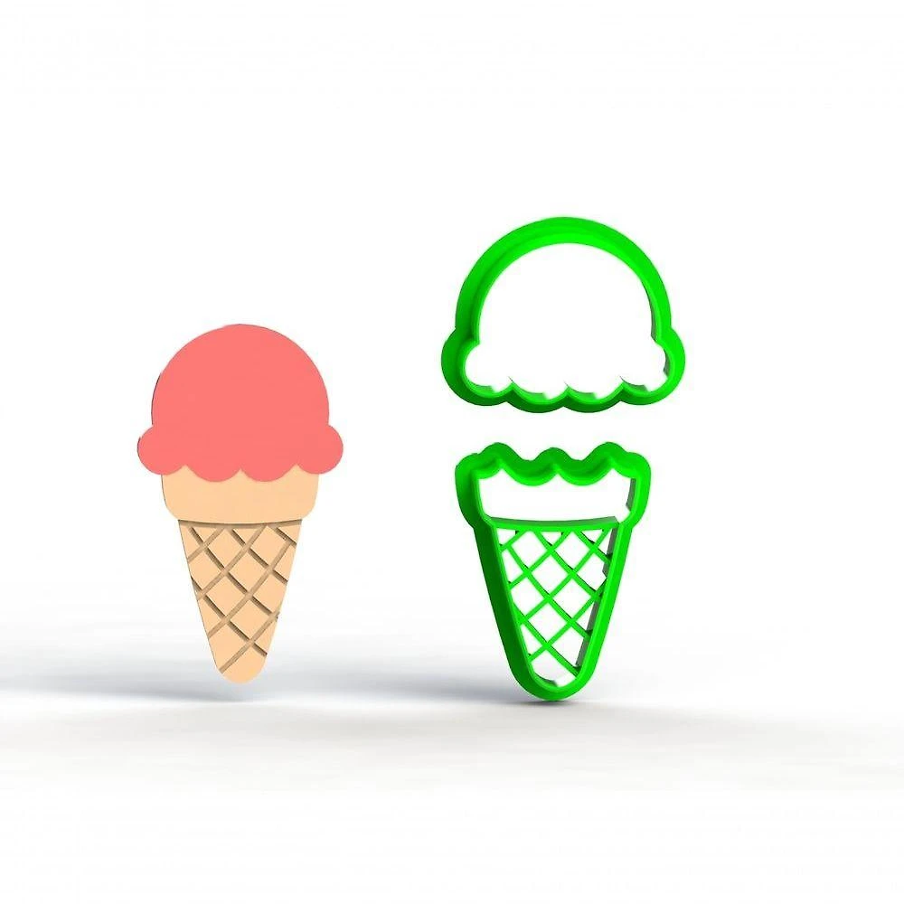 Cortador para Confeitaria Mod 2 Plástico PLA 7CM Transparente 1 Unidade HB Formas e Cortadores