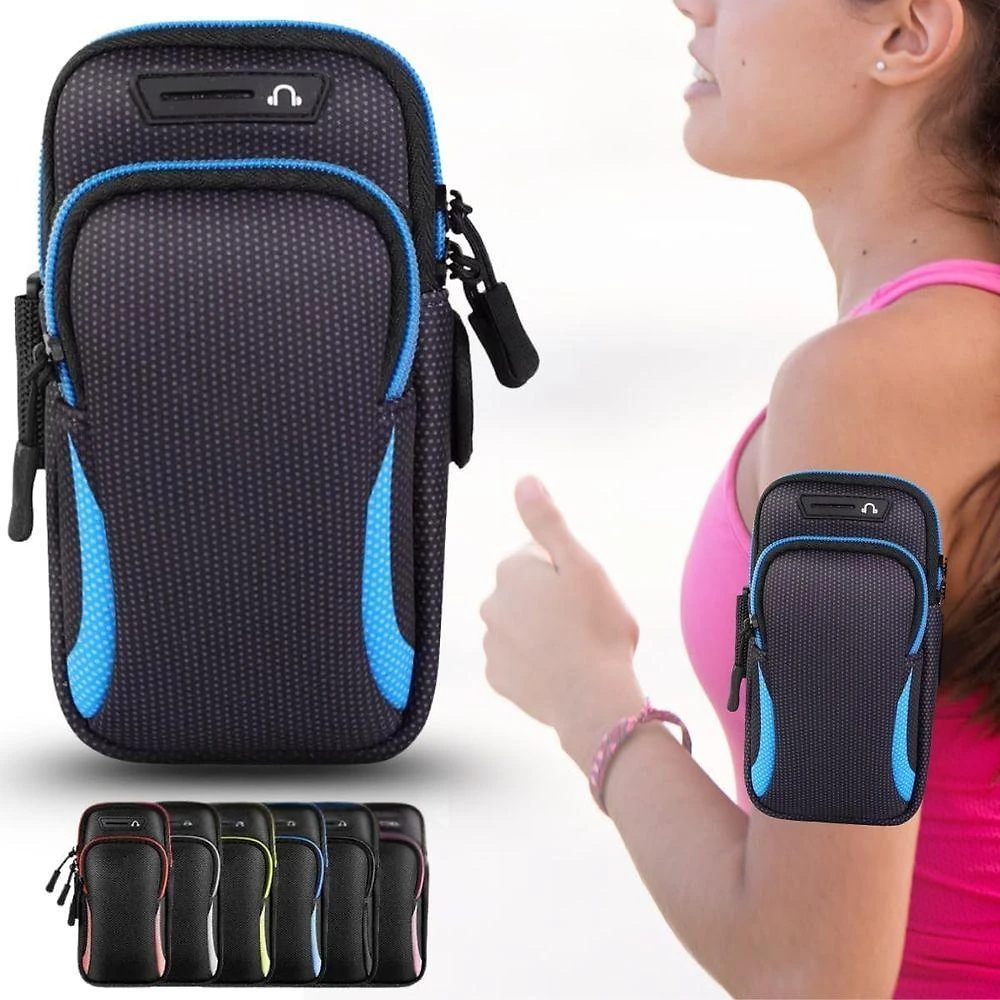 Braçadeira Esportiva para Celular Premium Suporte Braço Compatível Até 6.53 Polegadas Resistente