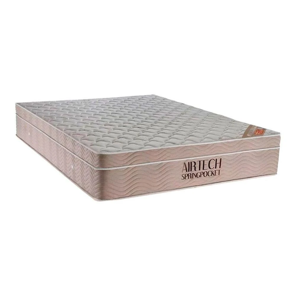 Colchão Queen Molas Masterpocket Ensacadas Super Airtech Spring Ortopillow (158x198x25) - Ortobom