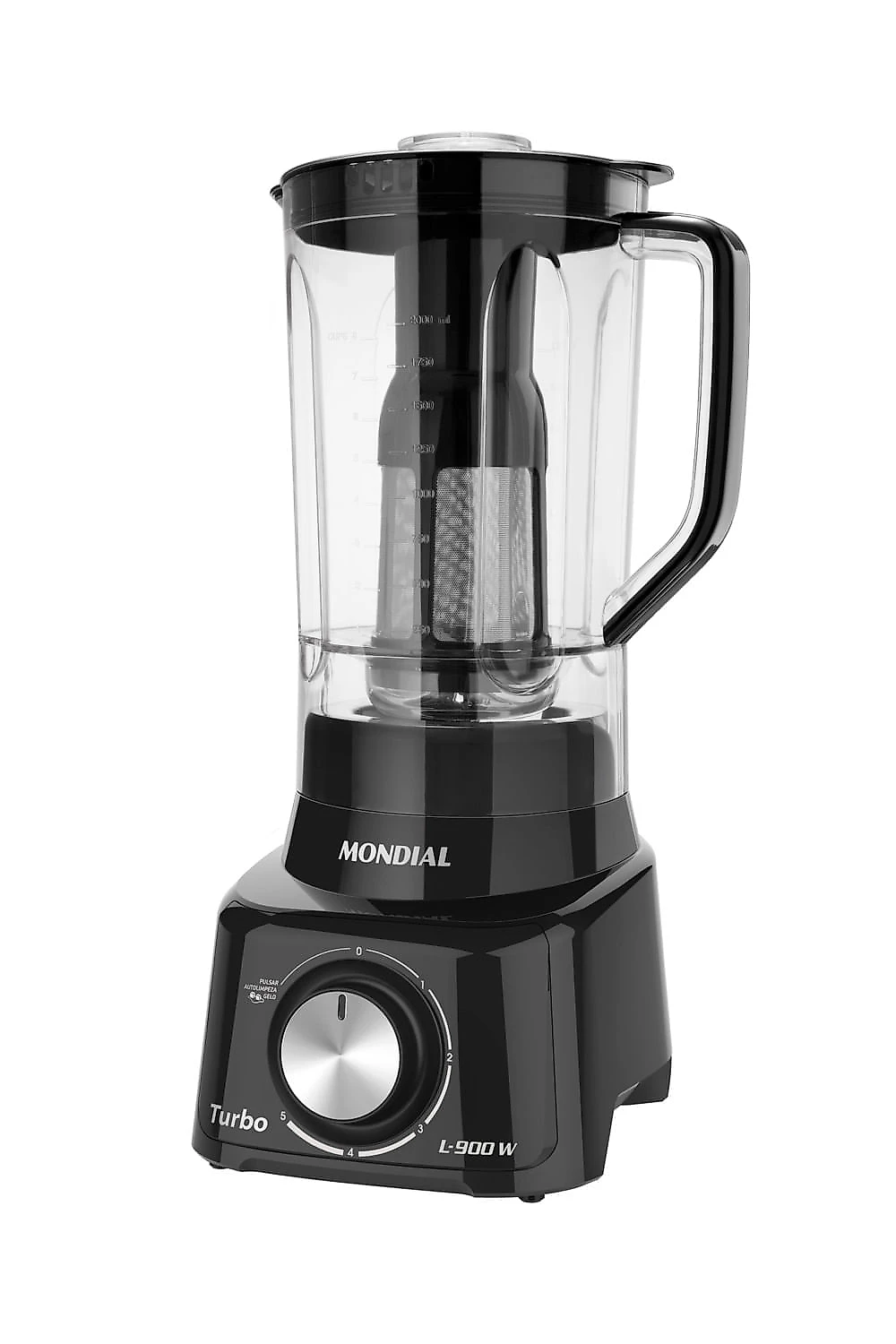 Liquidificador Mondial Turbo Full Black L-900-FB Preto - 127V 110V