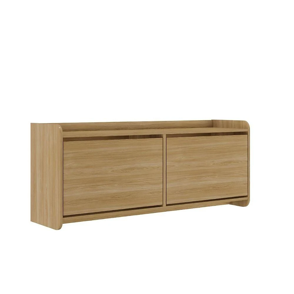 Sapateira Barcelona Hannover 2 Portas 130CM MDF Amadeirado Casah