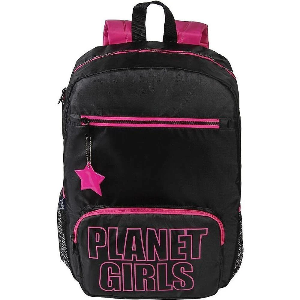 Mochila Dermiwil Planet Girls g Preto e Pink para Meninas