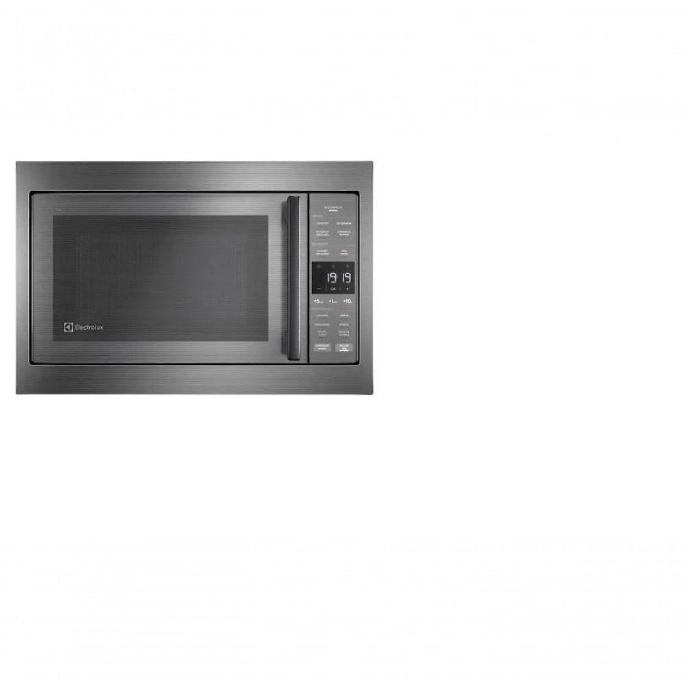 Forno Micro-ondas Embutir Electrolux ME3BC 34L 1400W Descongelamento Trava Segurança Cinza-escuro