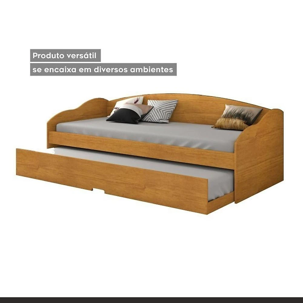 Conjunto 2 Bicama Solteiro em Mdf/mdp Funny Iii Cinamomo