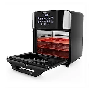Fritadeira Elétrica Air Fryer Oven Philco PAF15A 15L Redstone Preta/Inox 110V