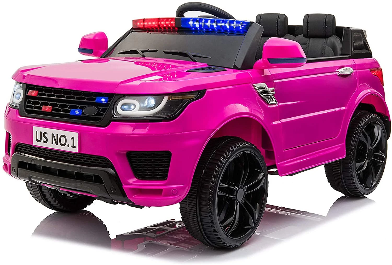 TOBBI Carro Elétrico Policial 12V Recarregável para Crianças 2
