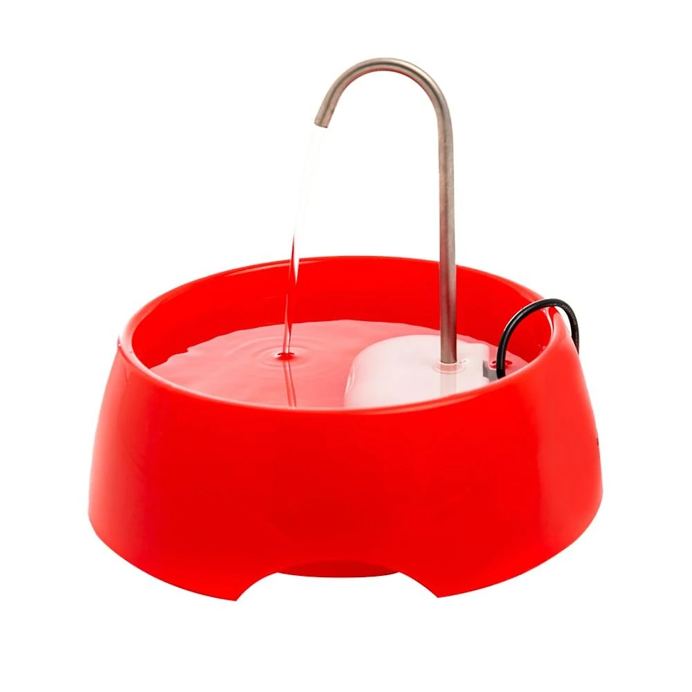 Fonte Bebedouro Amicus Aqua Mini Bivolt - Vermelha