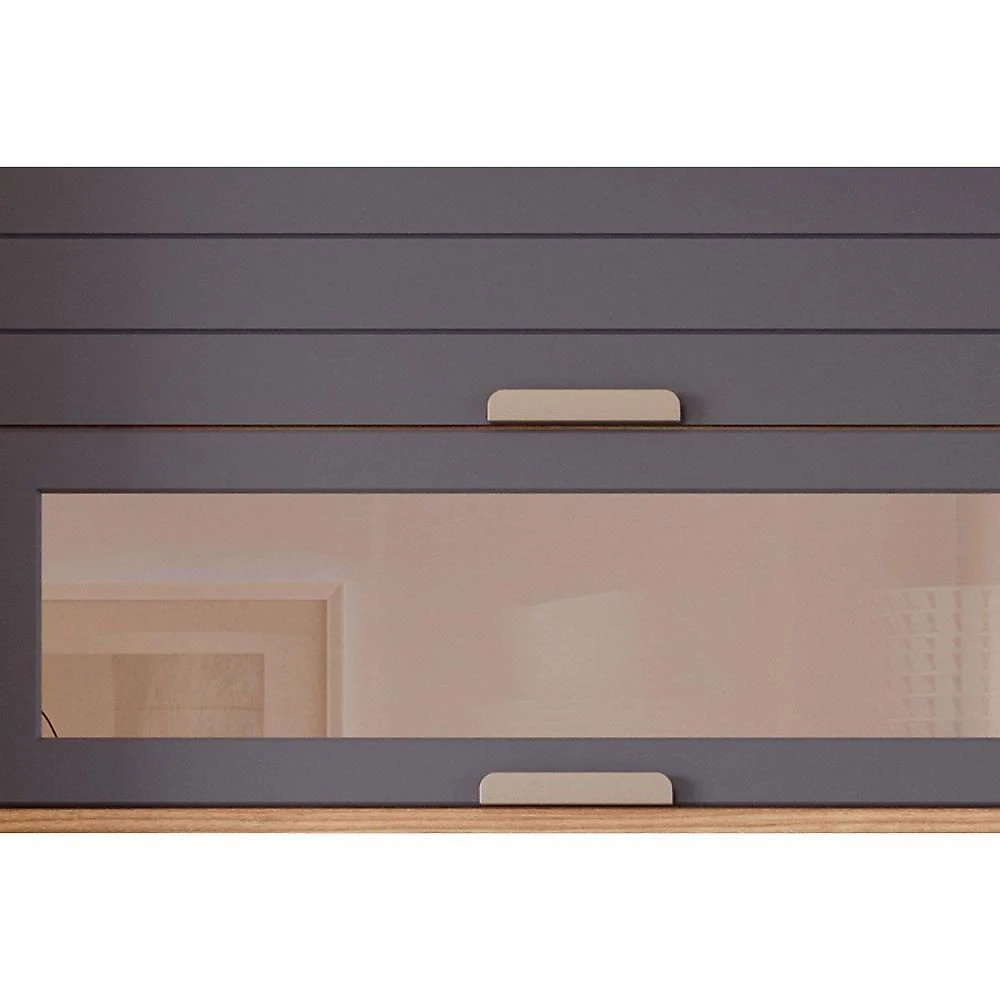 Cozinha Eloise 3 Portas 1 Gaveta MDF 120CM Cinamomo e Platina MGM
