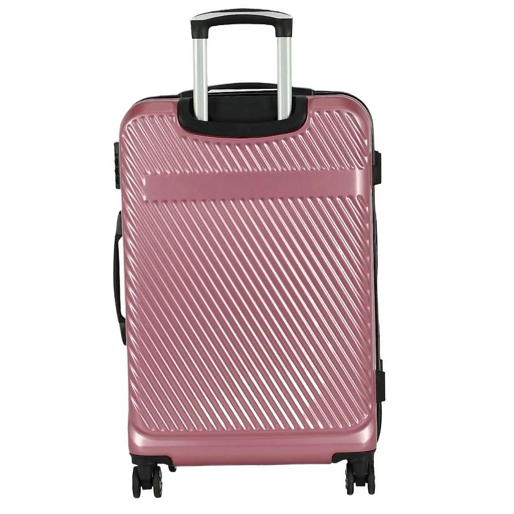 Kit 2 Malas de Bordo 10kg ABS Zíper Cadeado Cannes Rose Polo King