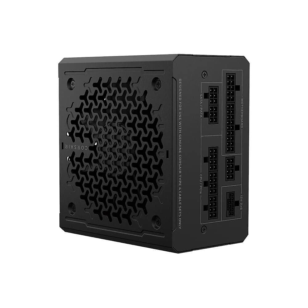Fonte CORSAIR RM1000e, 1000W, Platinum, Full Modular ATX 3.1 e PCIe 5.1, Eficiência Cybenetics Gold, Baixo ruído, Preto - CP-9020297-BR
