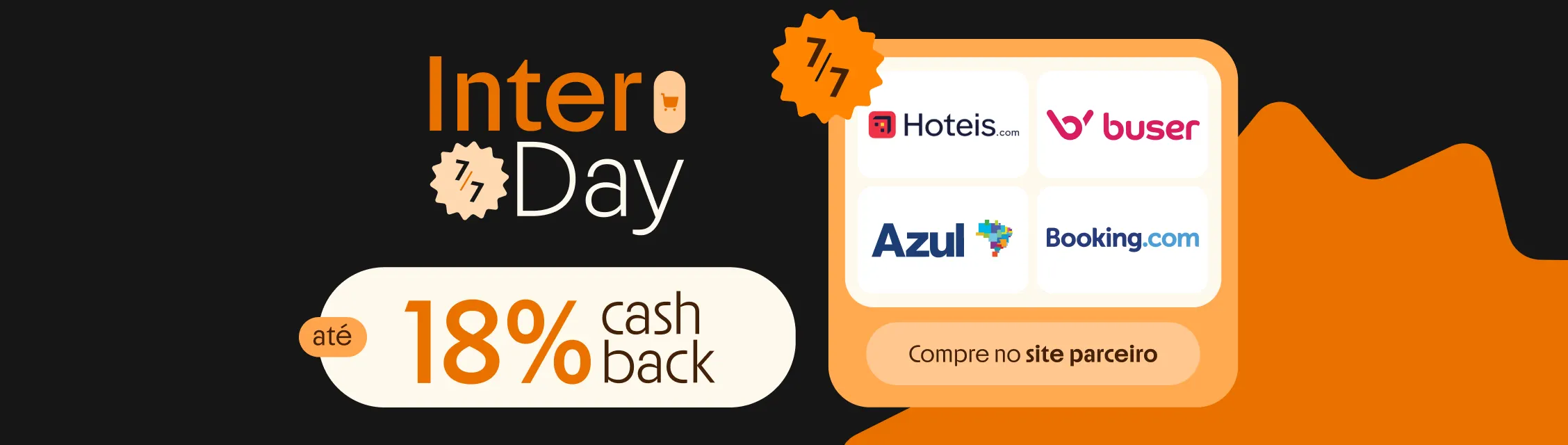 Viagens com até 18% de cashback