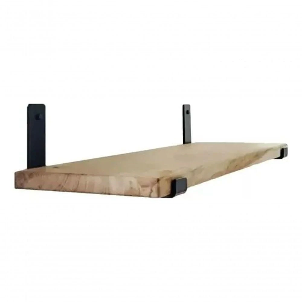 Prateleira De Parede Resistente 100X50X20 De Madeira Para Casa