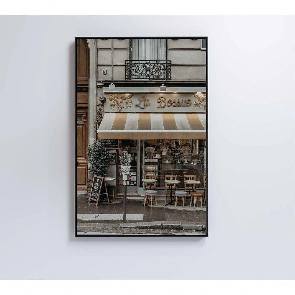 Quadro Bistrô Paris 80x120 Cm Adesivo Fotográfico