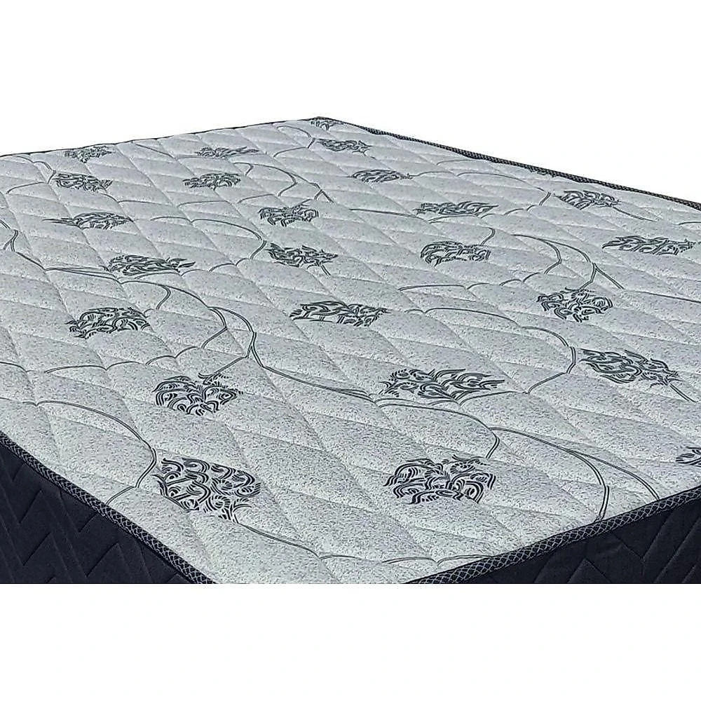Cama Box Baú Solteiro: Colchão Anatômico Orthoflex Foggia Sogni Unic Face + Base Crc Suede Black (88x188)