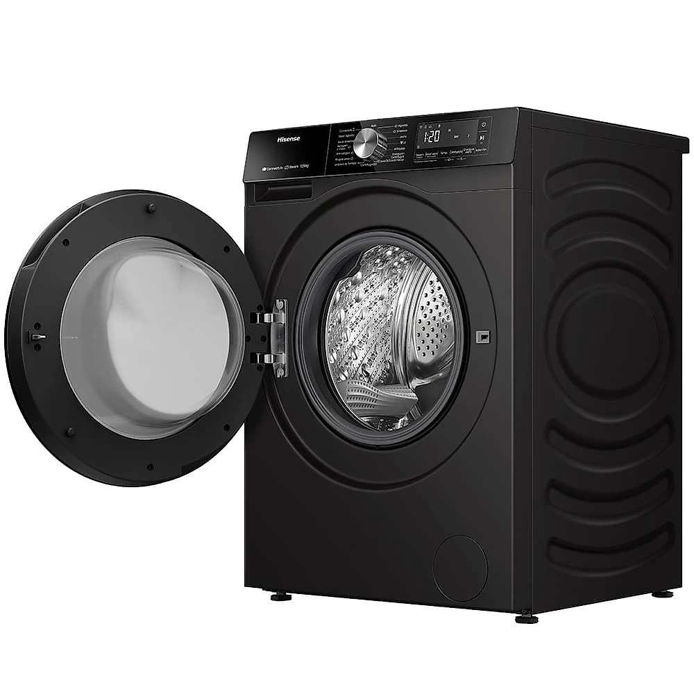 Lava & Seca Hisense Serie 3S 12/8kg Inverter Função Steam e Wifi Preta com 10 Programas de Lavagem - WD3S1243BB 220
