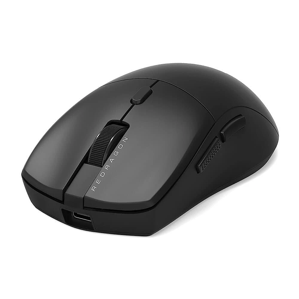 Mouse Gamer Sem Fio Redragon Neva Pro, 26000 DPI, Ambidestro, 1000Hz, USB Tipo-C, Bluetooth, USB 2.4 GHz, Preto - M815-PRO