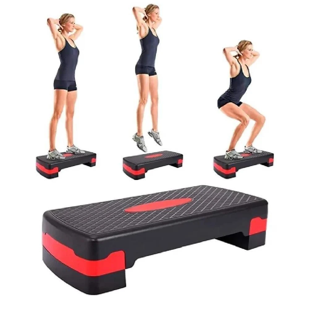 Step Antiderrapante Fitness Altura Regulável Alta Resistente