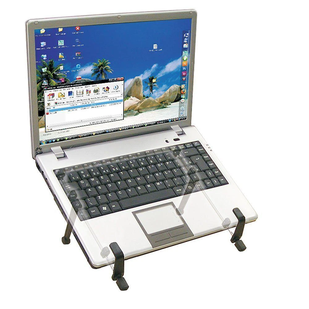 Suporte para Notebook NT-MULT Regulável Compatível Até 17 Polegadas Preto Multivisão