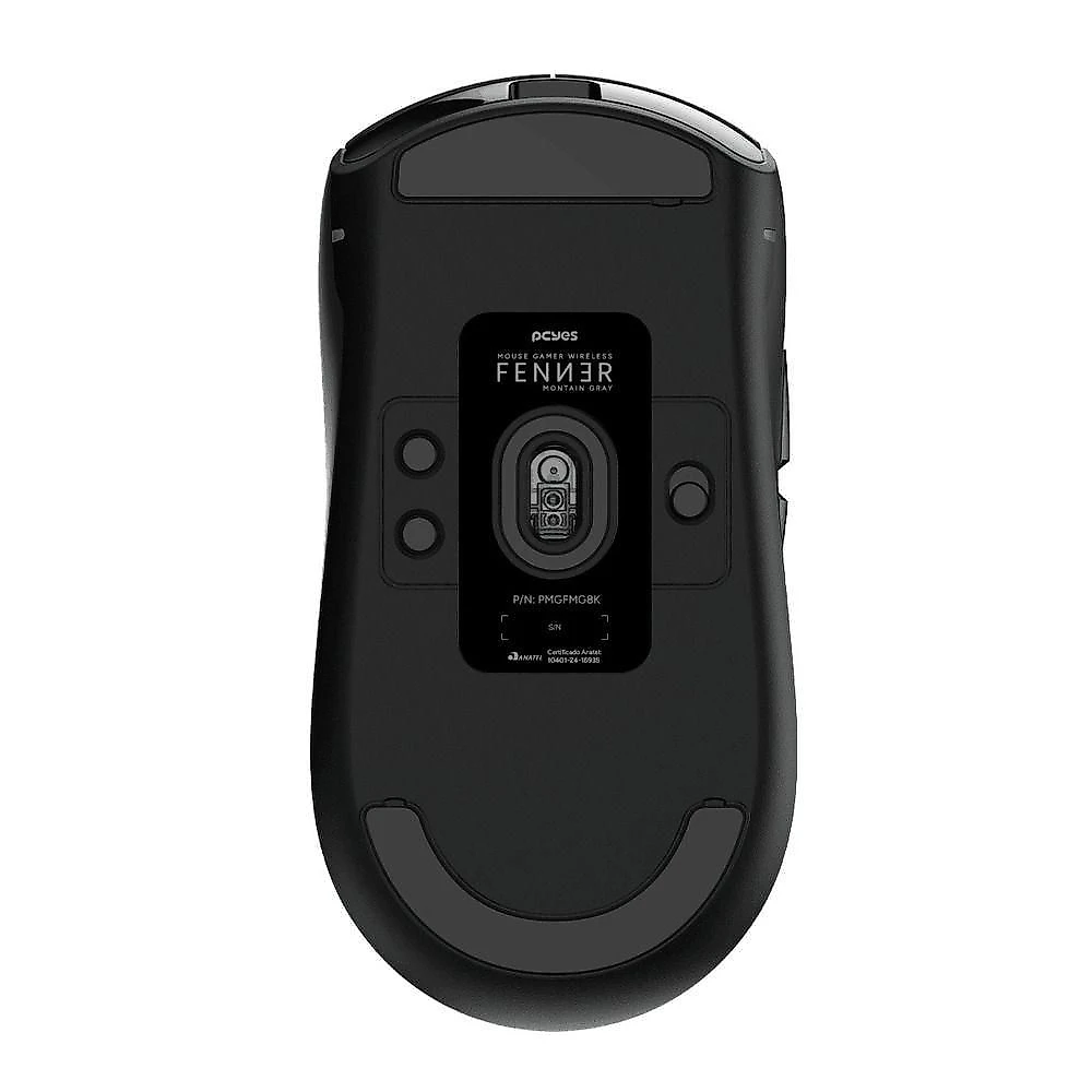 Mouse Gamer Wireless Pcyes Fenner 26000DPI Polling Rate 8K Montain Gray
