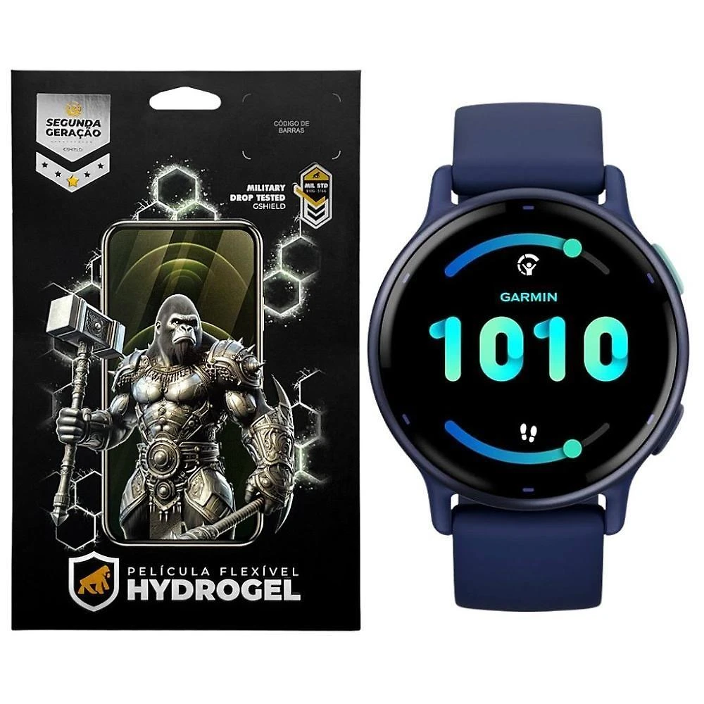 Película de Tela Gshield para Vivoactive 5 Hydrogel HD com Proteção Contra Riscos em Transparente