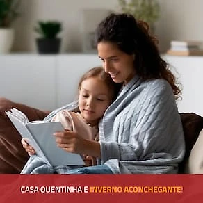 Aquecedor de Ambiente Mondial A-08 com Controle de Temperatura - Cinza 110V