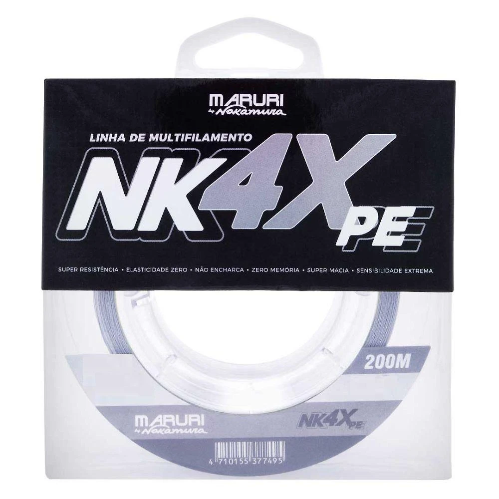 Linha Multifilamento Maruri By Nakamura Nk 4x 0,30mm 39lb