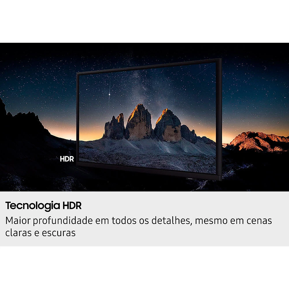 Smart TV LED 43" Full HD Samsung Tizen F6000 Preta Bivolt