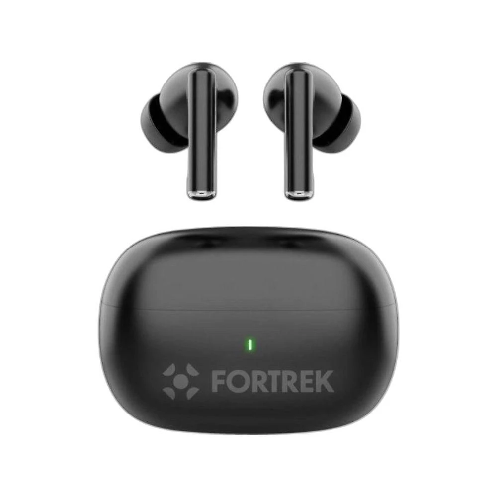 Fone de Ouvido Fortrek HWS1 Bluetooth 5.3 com Smart Touch Preto