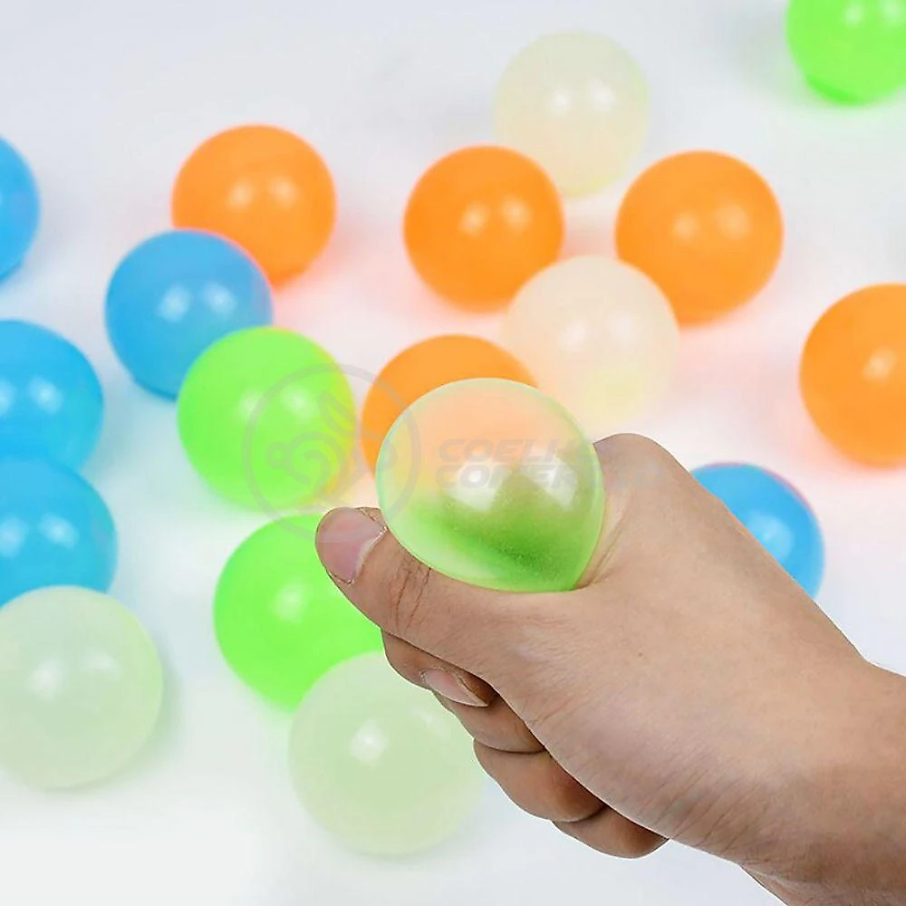 Fidget Toy Bolinha Globble Anti Stress Fluorecente