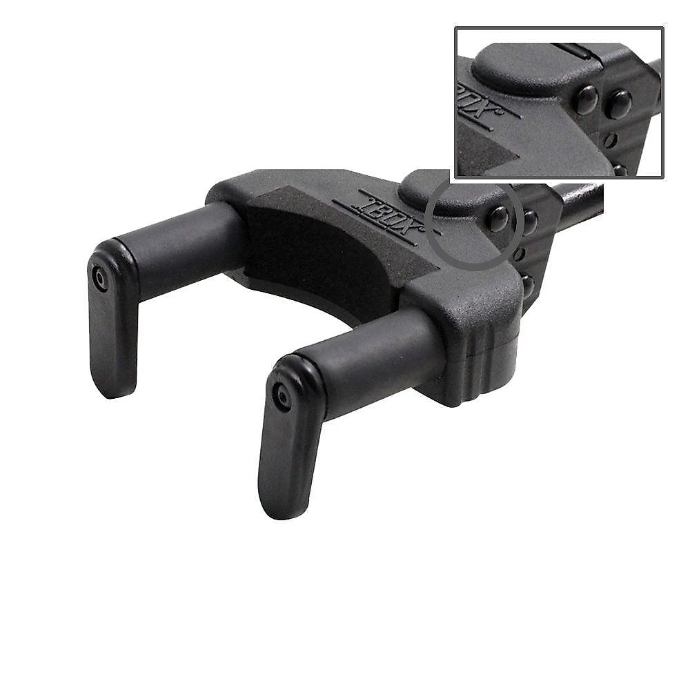 Suporte de Parede para Instrumento Musical AGS com Travamento Automático Preto Ibox