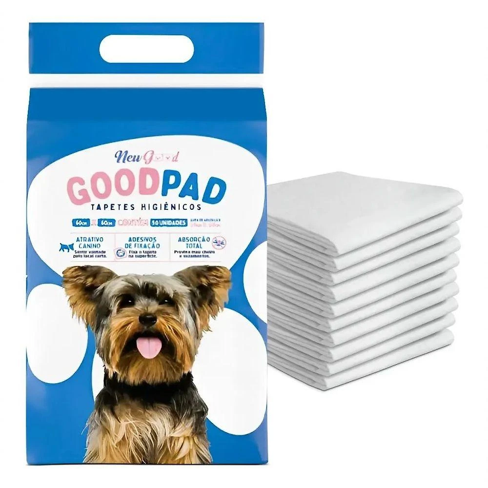 Tapete Higiênico Good Pad para Cães e Gatos 60cm X 60cm Pacote com 30 Unidades