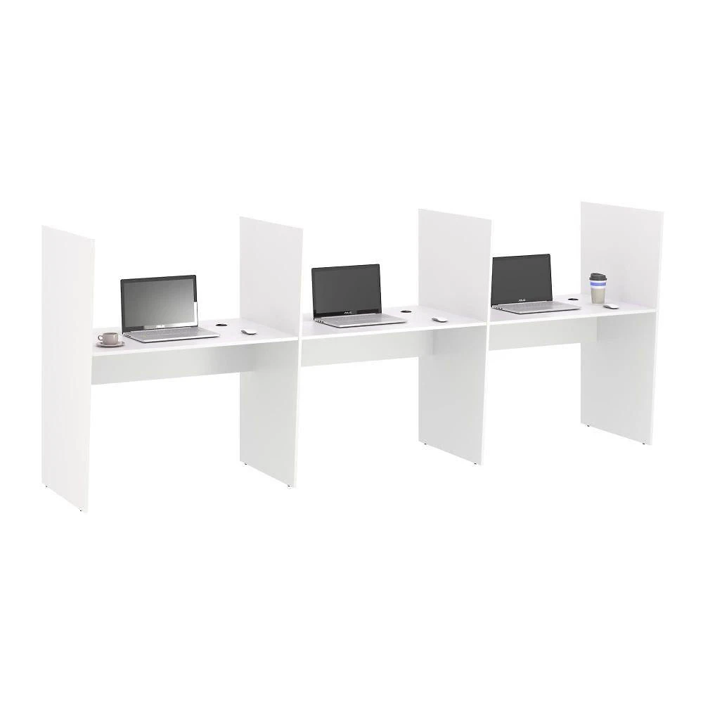 Balcao De Atendimento 3 Lugar Mixer Branco