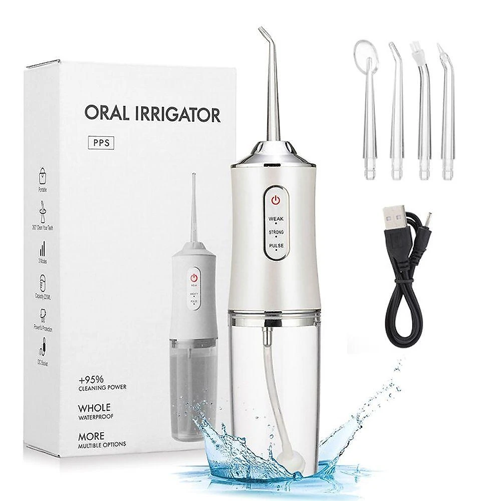 Aparelho Higiene Dental Bucal Jato Dágua Irrigador Portátil | Limpeza Profunda E Saúde Para Seu Sorriso