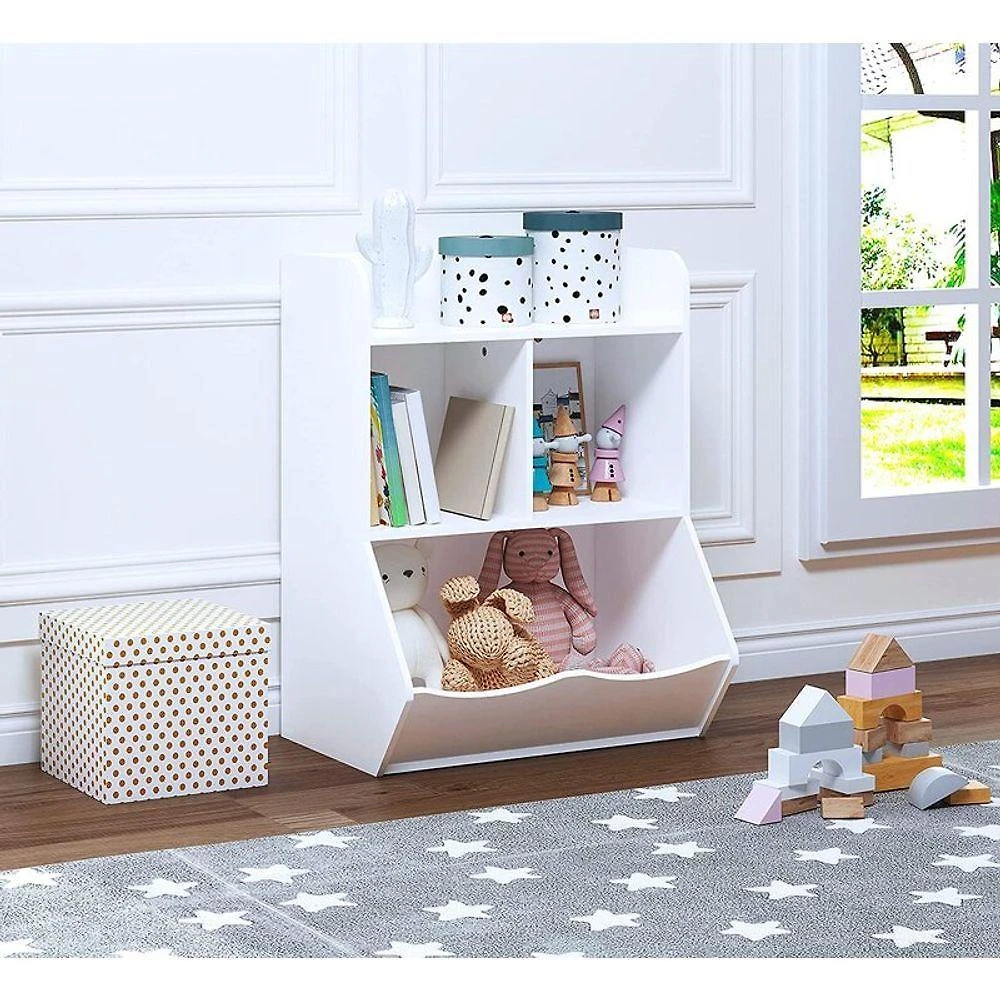 Organizador Infantil com Nichos Jean MDF 80cm Woodcore
