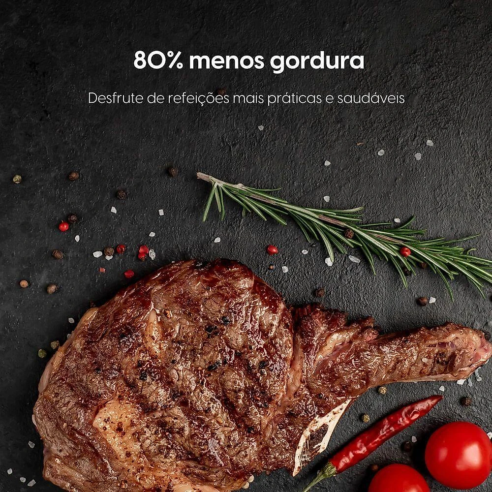 Fritadeira sem Oleo Elgin Cube Fry Air Circuit 4,2L 1600W Preto 110V