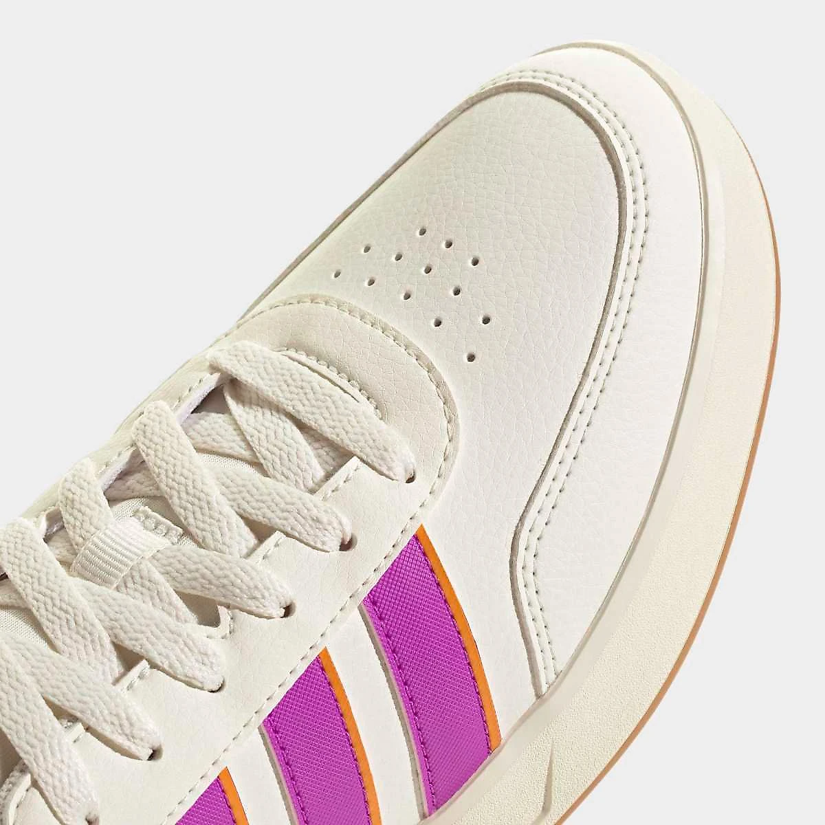 Tênis Adidas Breaknet Feminino Off white+Rosa - 34