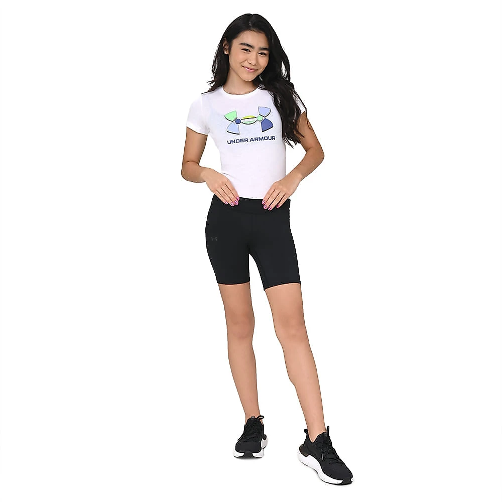 Shorts de Treino Infantil Under Armour Motion Bike PP Preto