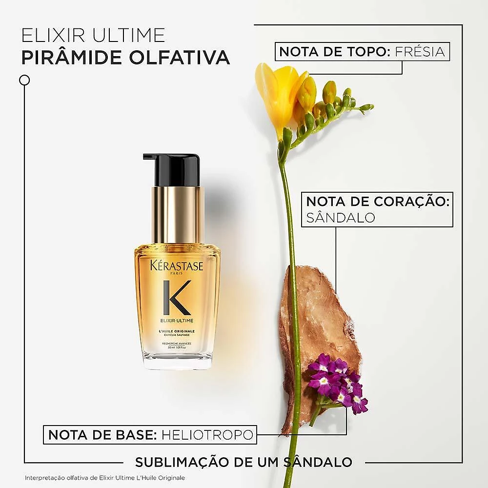 Óleo capilar kérastase elixir ultime l'huile originale 30ml