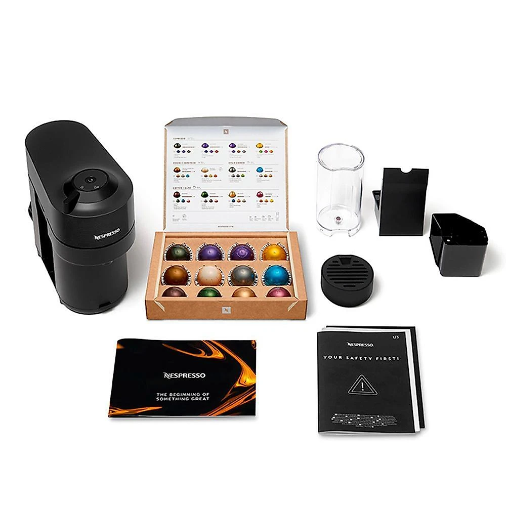 Cafeteira Nespresso Vertuo POP Preta para Café Espresso Manual - GCV2BR 110
