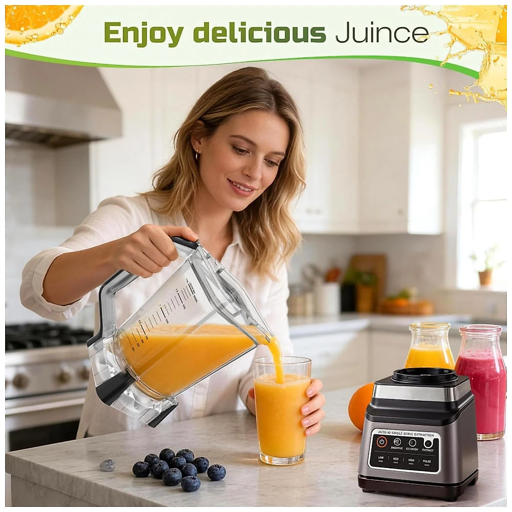 PQSGNYQ Jarra de Substituição 2,13 L para Liquidificador Ninja Profissional BN751 e Modelos Compatíveis