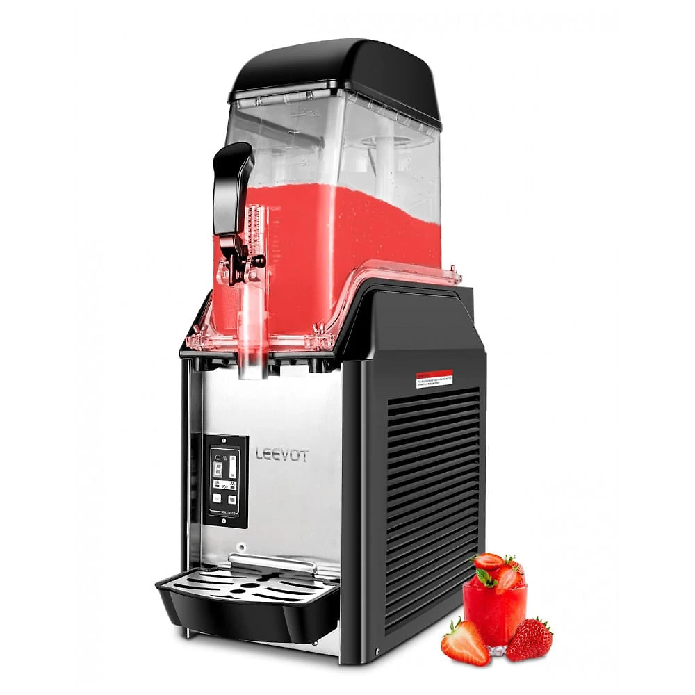 Máquina de Slush Raspadinha BOSBAK 12L Frozen Comercial Inox 110V