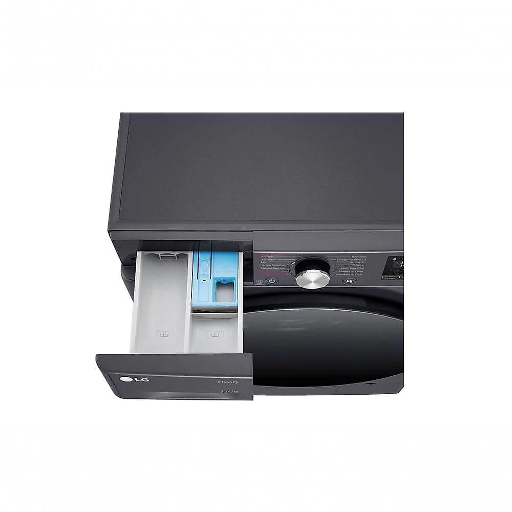 Lava e Seca Smart LG VC4 12kg Titanium Com Inteligência Artificial AIDD CV5012MC4 110V