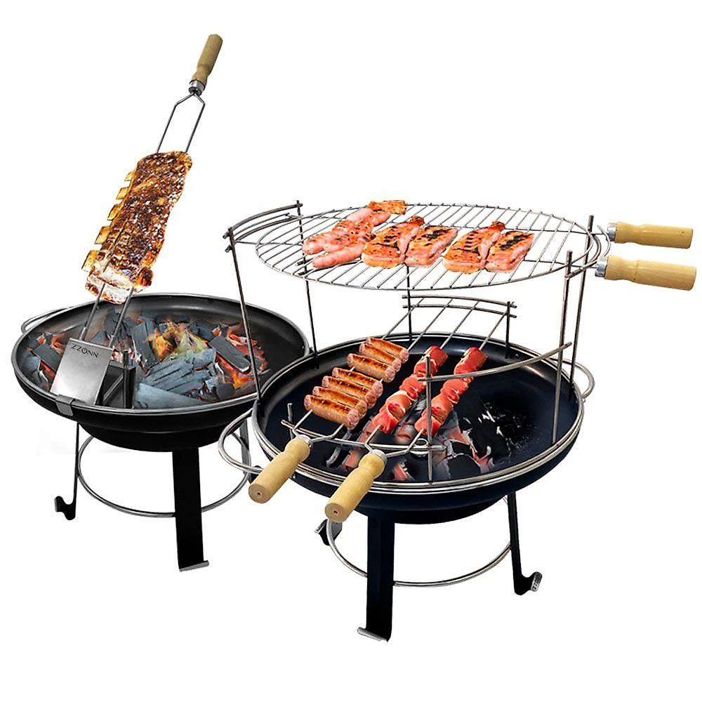 Confrateira Zzonn Cf750, Muito Mais Que Uma Churrasqueira! - Churrasqueira Prime, Lareira Externa E Cooler De Bebidas