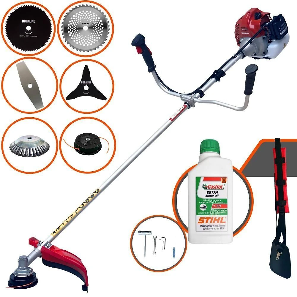 Roçadeira 6 Em 1 Bcj431l 43cc 1,7hp 10.000rpm + Óleo Stihl