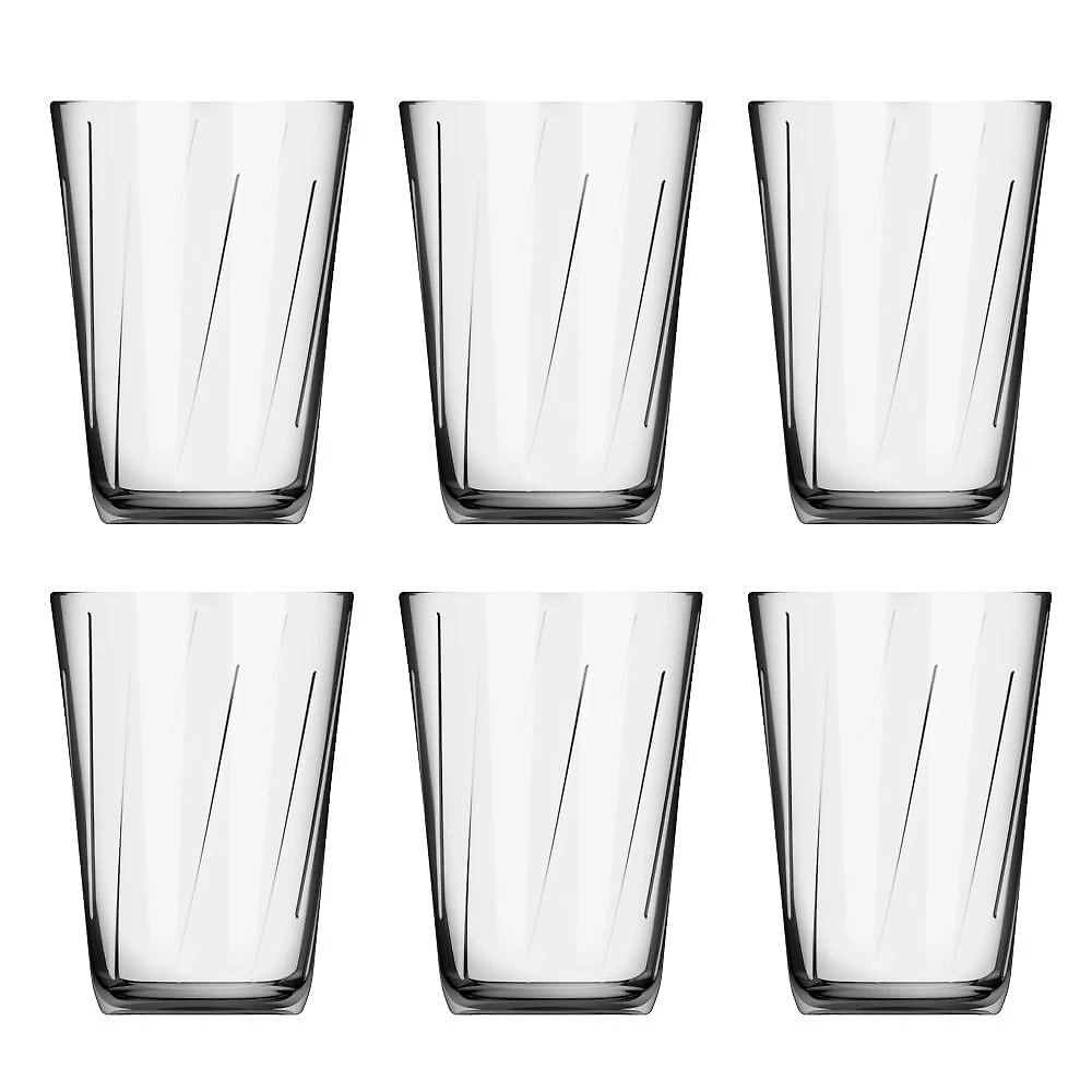 Conjunto 6 Copos de Vidro 190ml Amazon Nadir