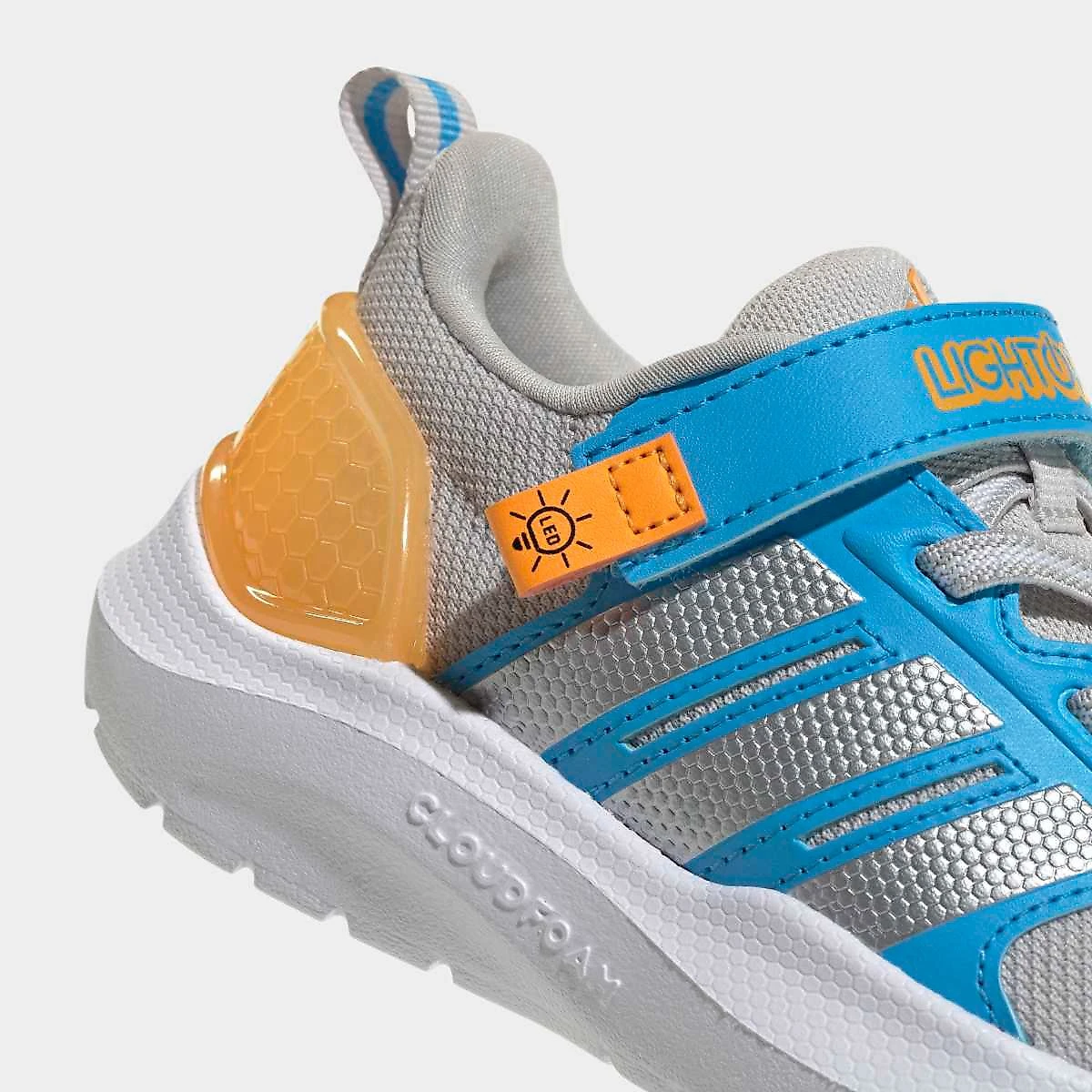 Tênis Infantil Adidas Lightorama Cinza+Azul - 18