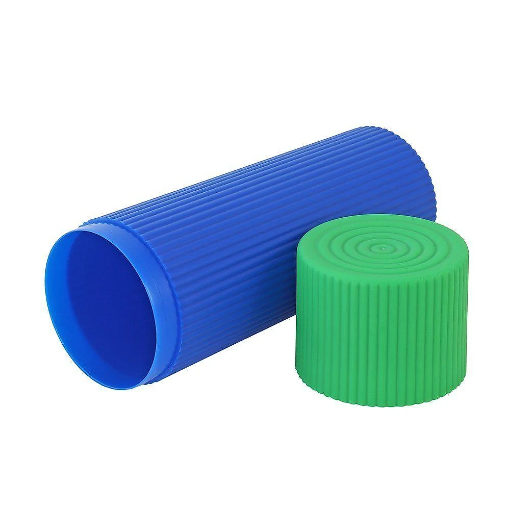 Lancheira Térmica E Pote P/ Lanche 450 Com Garrafa 550ml E Porta Acessórios Multiuso Azul