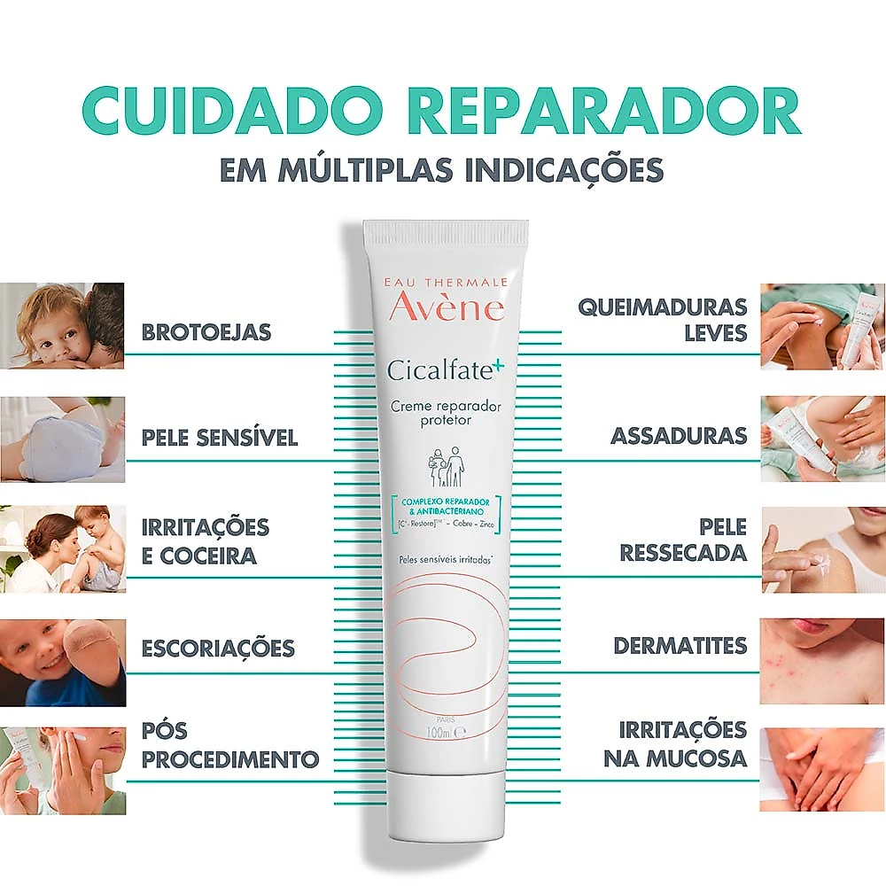 Creme Facial Reparador Avène Cicalfate+ 100ml